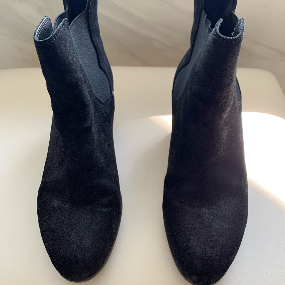 Rag & Bone Black Suede Water Proof Booties